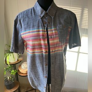Mens Vans button up serape shirt
